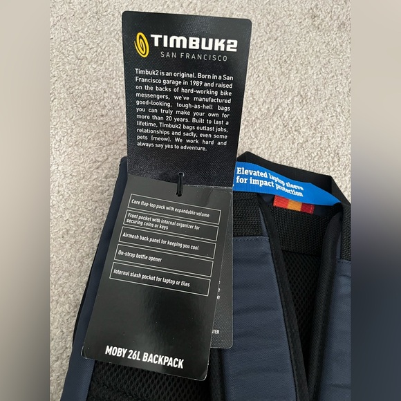 Timbuk2 Blue and Orange Backpack - Picture 3 of 3